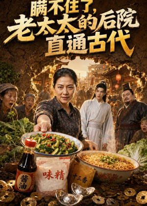 瞒不住了，老太太的后院直通古代（60集）一口气追完短剧
