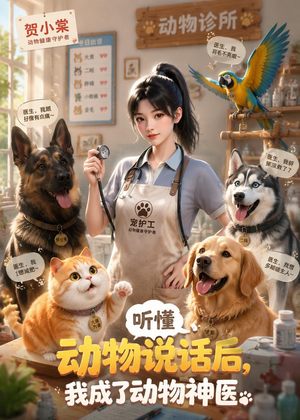 听懂动物说话后，我成了动物神医（47集）集免费看短剧